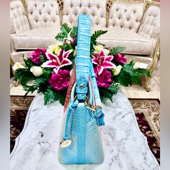 Brahmin Shira bucket Shoulder bag Designer Leather Purse. - Picture 10 of 12